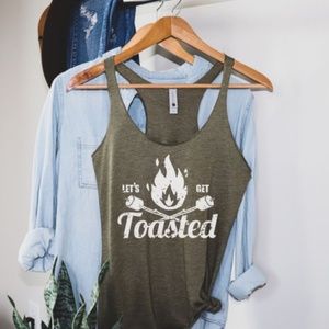 Lets Get Toasted Military Green